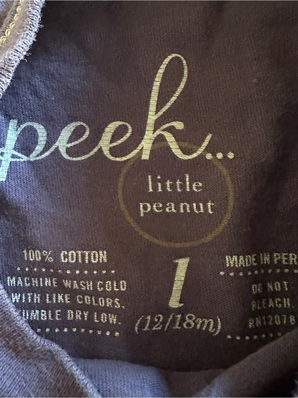 Peek track tee